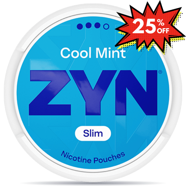 ZYN Cool Mint Slim Strong (S3) ⚡️Express Shipping – Nicotinos