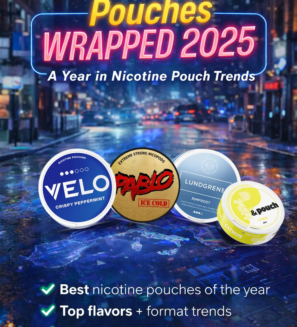 Nicotine pouches wrapped 2025