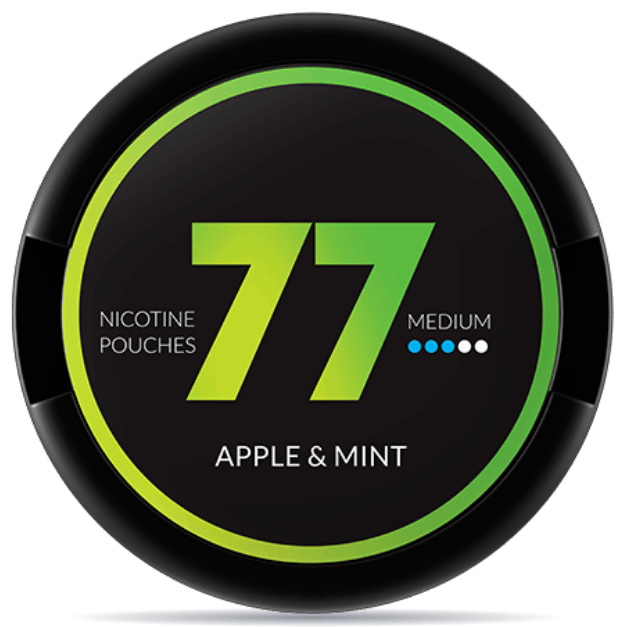 77 Apple Mint Medium nicotine pouch can