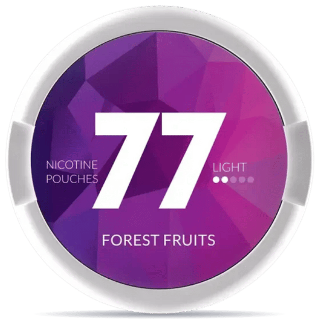 77 Forest Fruits Light nicotine pouch can