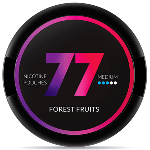 77 Forest Fruits Medium nicotine pouch can