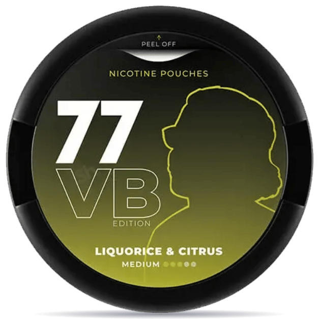 77 Liquorice Citrus Medium nicotine pouches