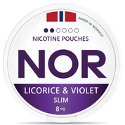 NOR Licorice & Violet 8mg Slim