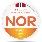 NOR Peach Slim 8mg can