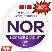 NOR Licorice & Violet Slim 8 mg