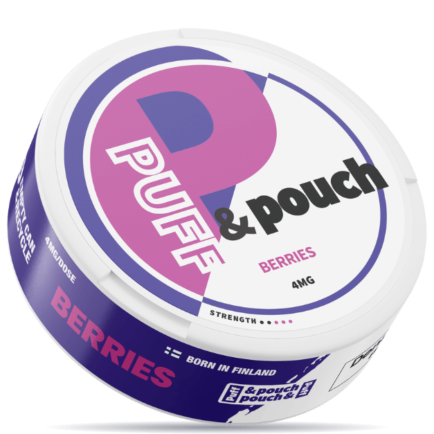 Puff & Pouch Berries Slim 4mg