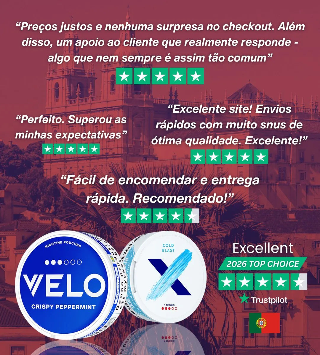 Avaliações Nicotinos Portugal – entrega rápida e clientes satisfeitos