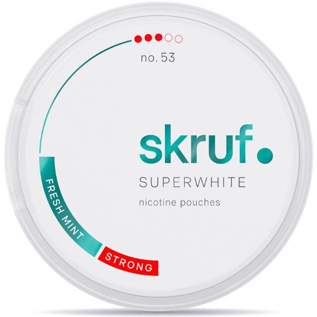 SKRUF Superwhite No.53 Fresh Mint Strong