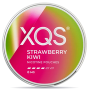 XQS Strawberry Kiwi nicotine pouches can 8mg strength sweet tropical fruit flavor