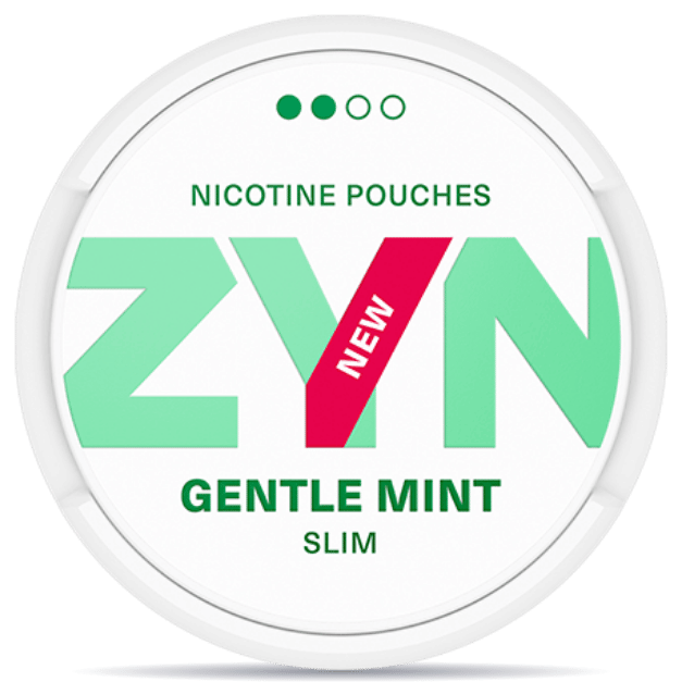 ZYN Gentle Mint Slim nicotine pouch can